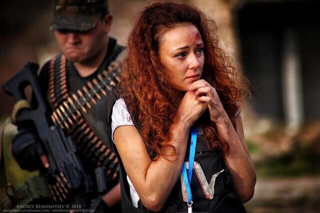 В России снимают художественный фильм о войне в Украине. Фоторепортаж