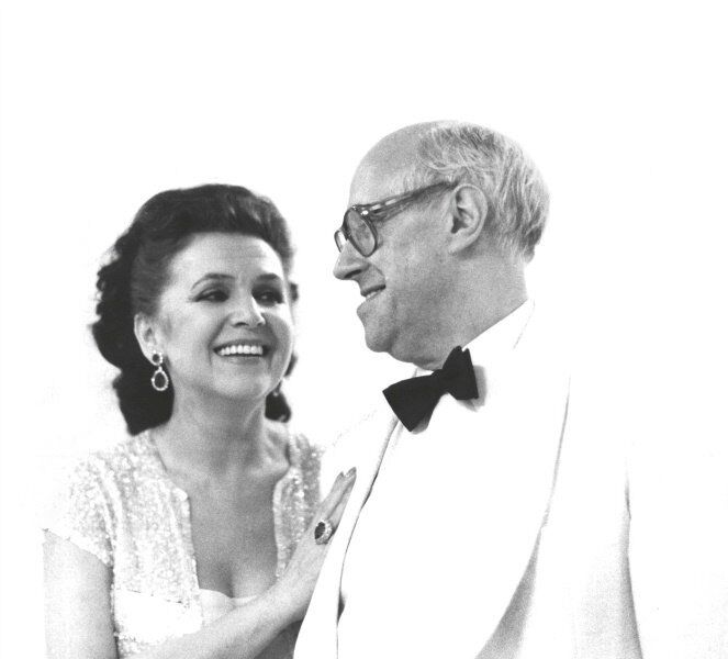 Галина Вишневская и Мстислав Ростропович. Фото: pravoslavie.ru