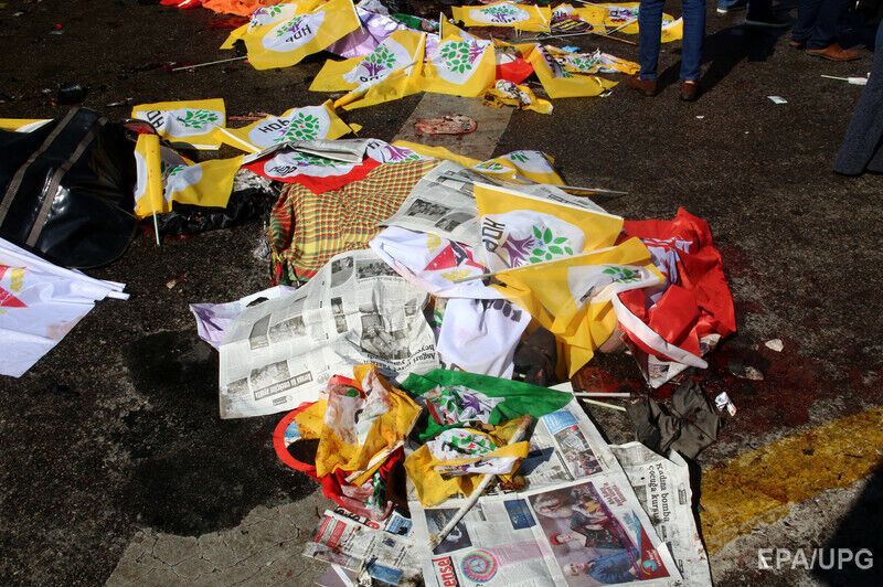 Теракт в Анкаре, 30 погибших во время профсоюзного митинга. Фоторепортаж