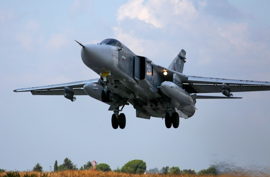 Минобороны РФ опубликовало снимки боевых вылетов своей авиации в Сирии. Фоторепортаж
