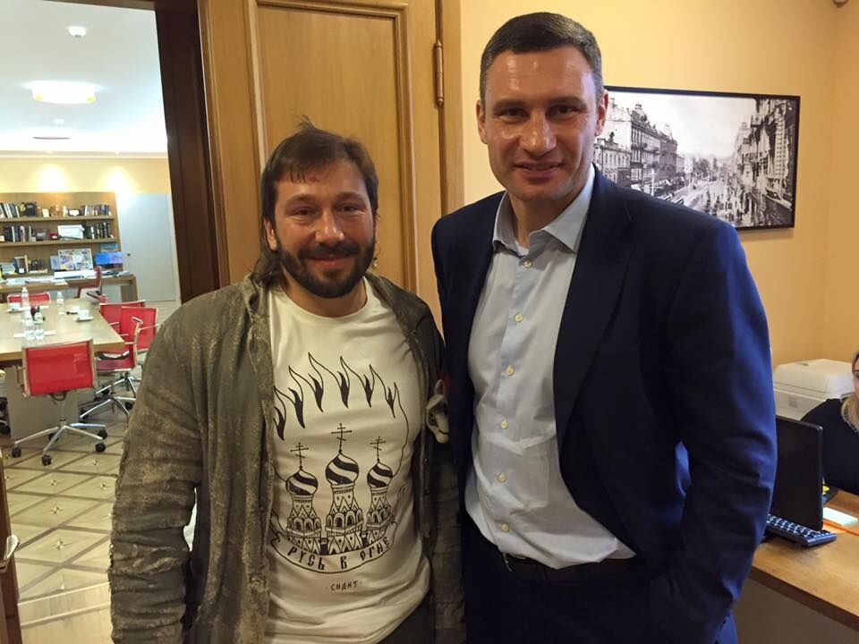 ''С Виталием Кличко я становлюсь небольшим. Редчайшая среди украинских политиков черта –&nbsp;это честность. Мэр очарователен'', –&nbsp;написал Чичваркин на своей странице в Facebook. Фото: Евгений Чичваркин / Facebook