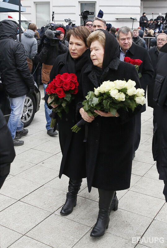 Дочь и вдова Бориса Ельцина Татьяна Юмашева и Наина Иосифовна