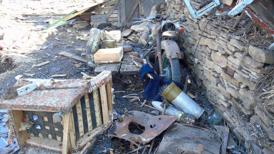 Разрушенное Никишино под контролем боевиков. Фоторепортаж