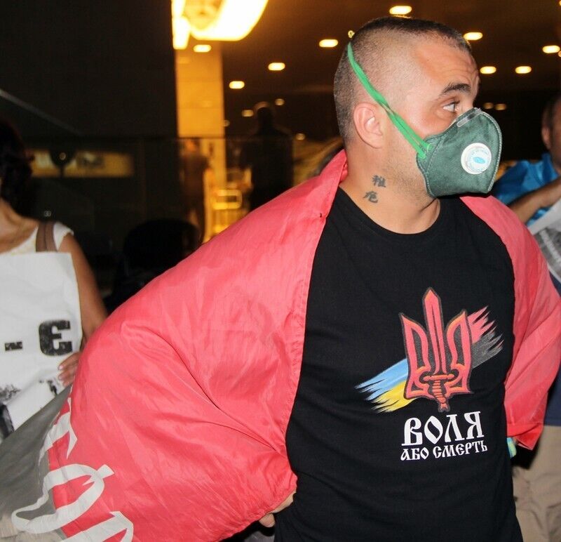 Возле посольства РФ в Тель-Авиве прошел митинг в поддержку украинских политзаключенных в России. Фоторепортаж