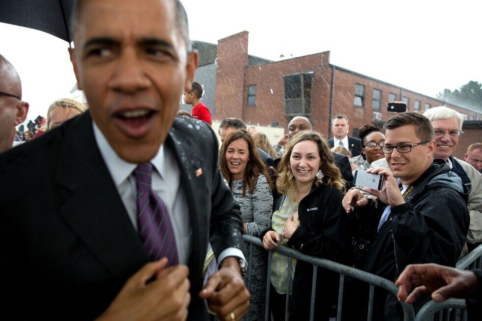 Белый дом опубликовал лучшие снимки Обамы прошедшего года. Фоторепортаж