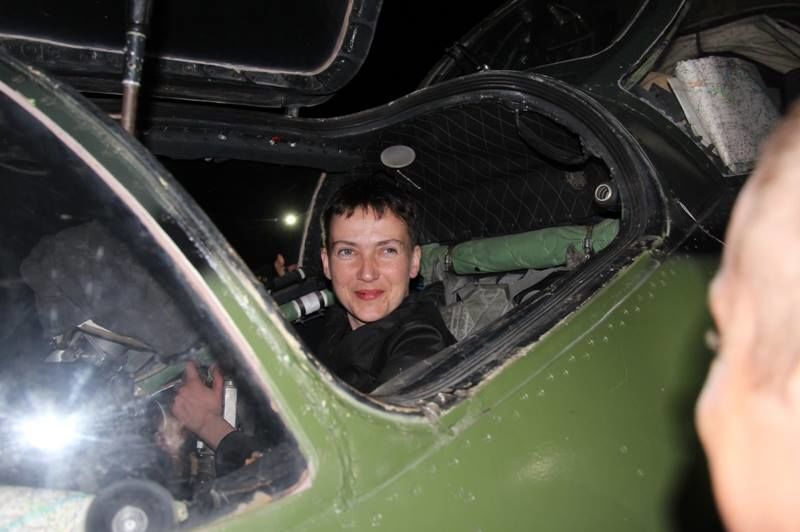Савченко побывала в зоне АТО. Фоторепортаж