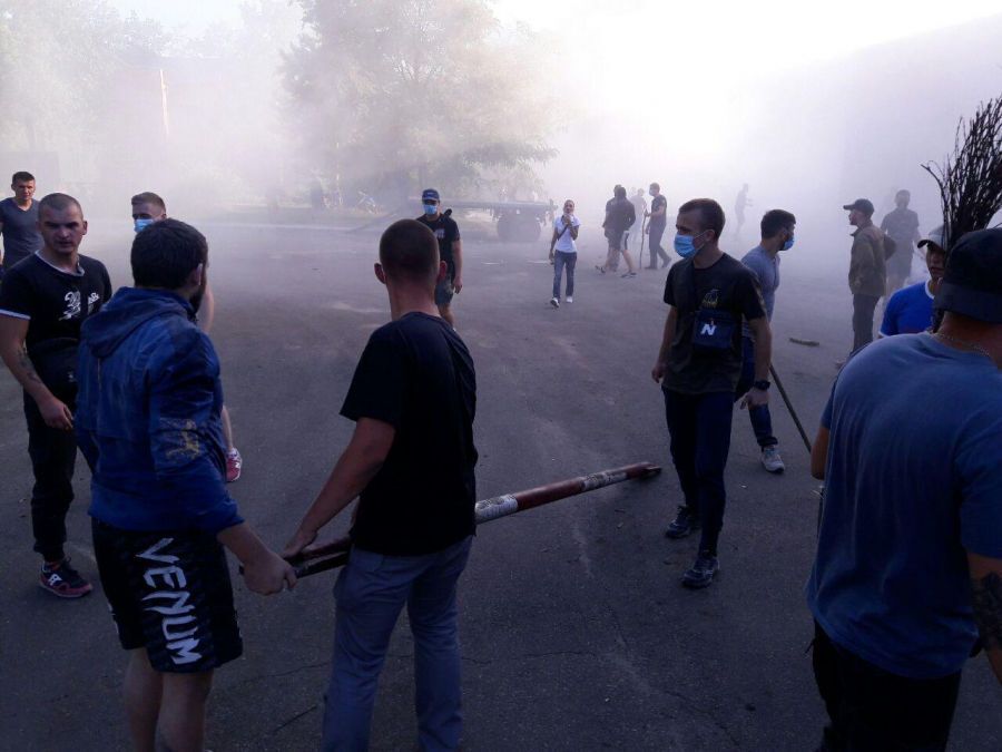 В Святошинском районе Киева повторно вспыхнул конфликт из-за стройки
