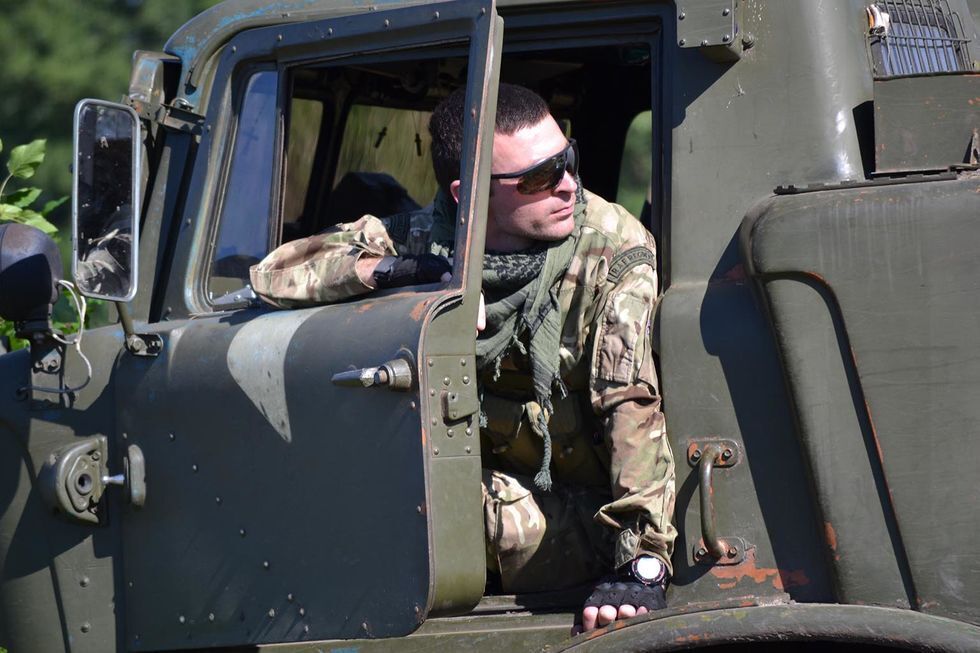 Украинские артиллеристы в зоне АТО тренировались управлять реактивными системами залпового огня. Фоторепортаж