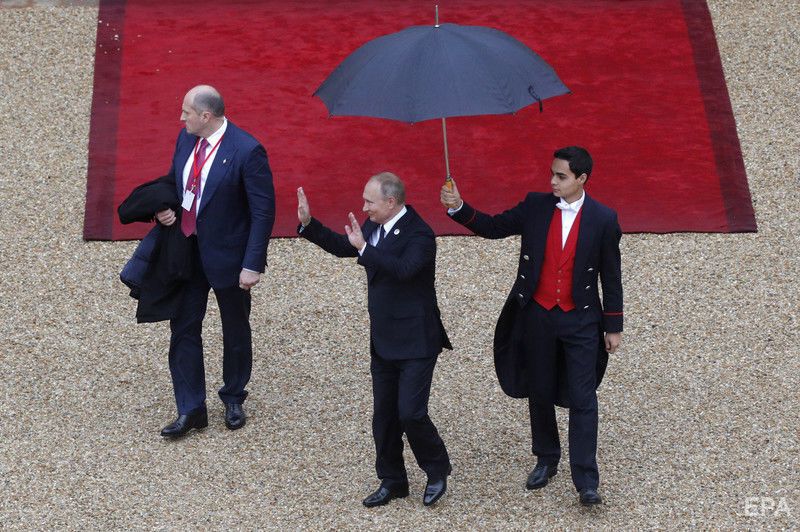 В Париже на годовщину завершения Первой мировой войны собрались лидеры стран мира. Фоторепортаж