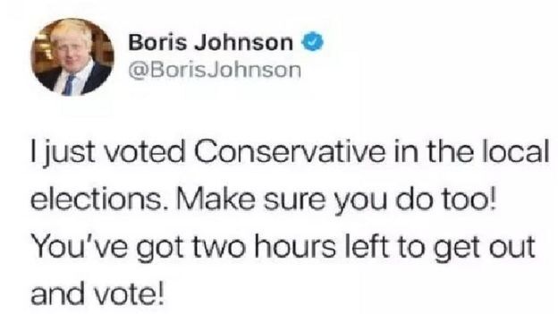 Скріншот: Boris Johnson / Twitter