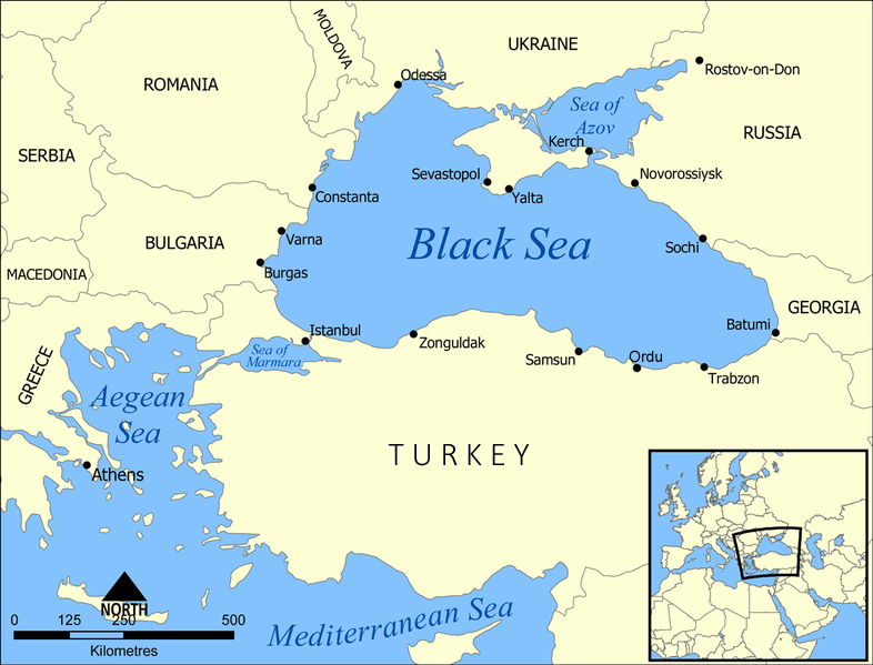 Карта Чорноморського регіону. Фото: Wikipedia