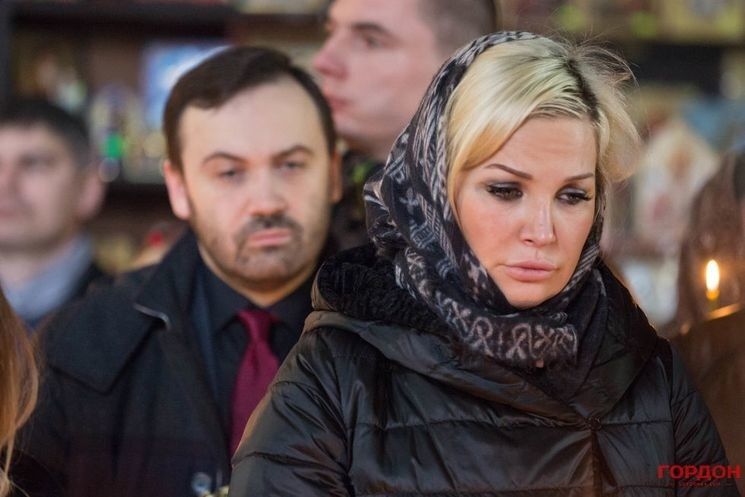 Максакова на похоронах Вороненкова. Фото: Ростислав Гордон / Gordonua.com