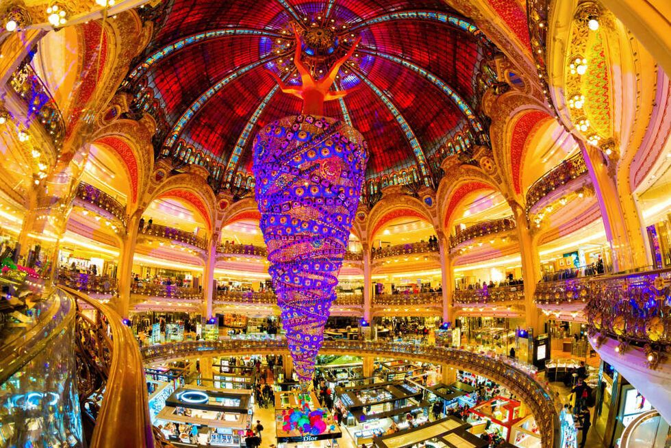 Galeries Lafayette в Париже, Франция