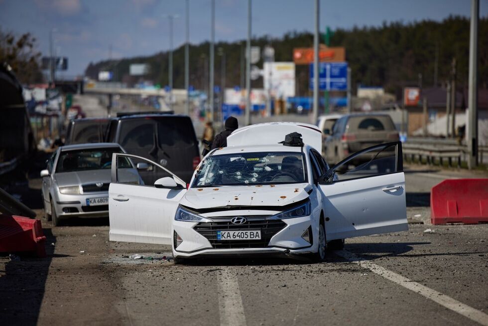 Зеленский посетил освобожденную от российских оккупантов Бучу. Фоторепортаж