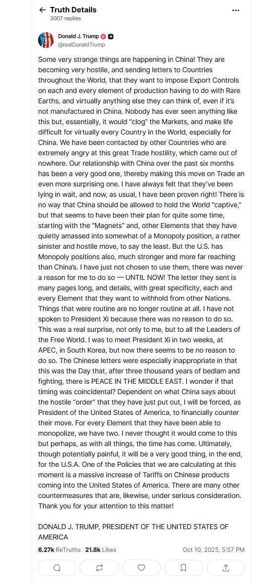 ''В Китае происходят очень странные вещи!'' Трамп подверг сомнению встречу с Цзиньпином