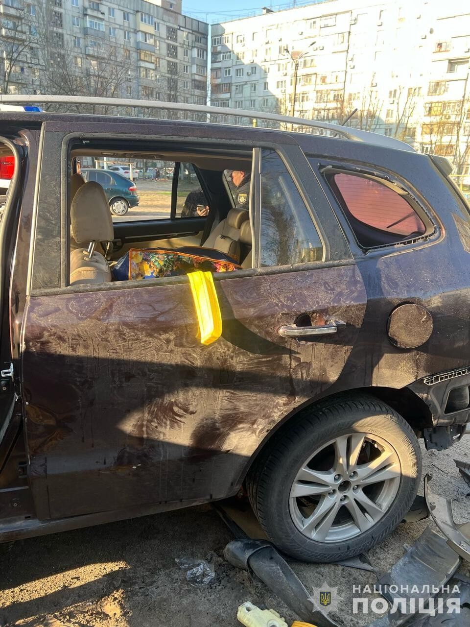 Через вибух автомобіля постраждав посадовець і його дружина у Дніпропетровській області – Нацполіція