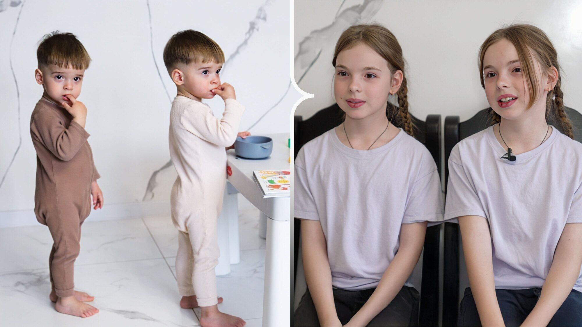 ''Подумала, лікар жартує''. Українка двічі народила двійню з різницею у вісім років. Фото