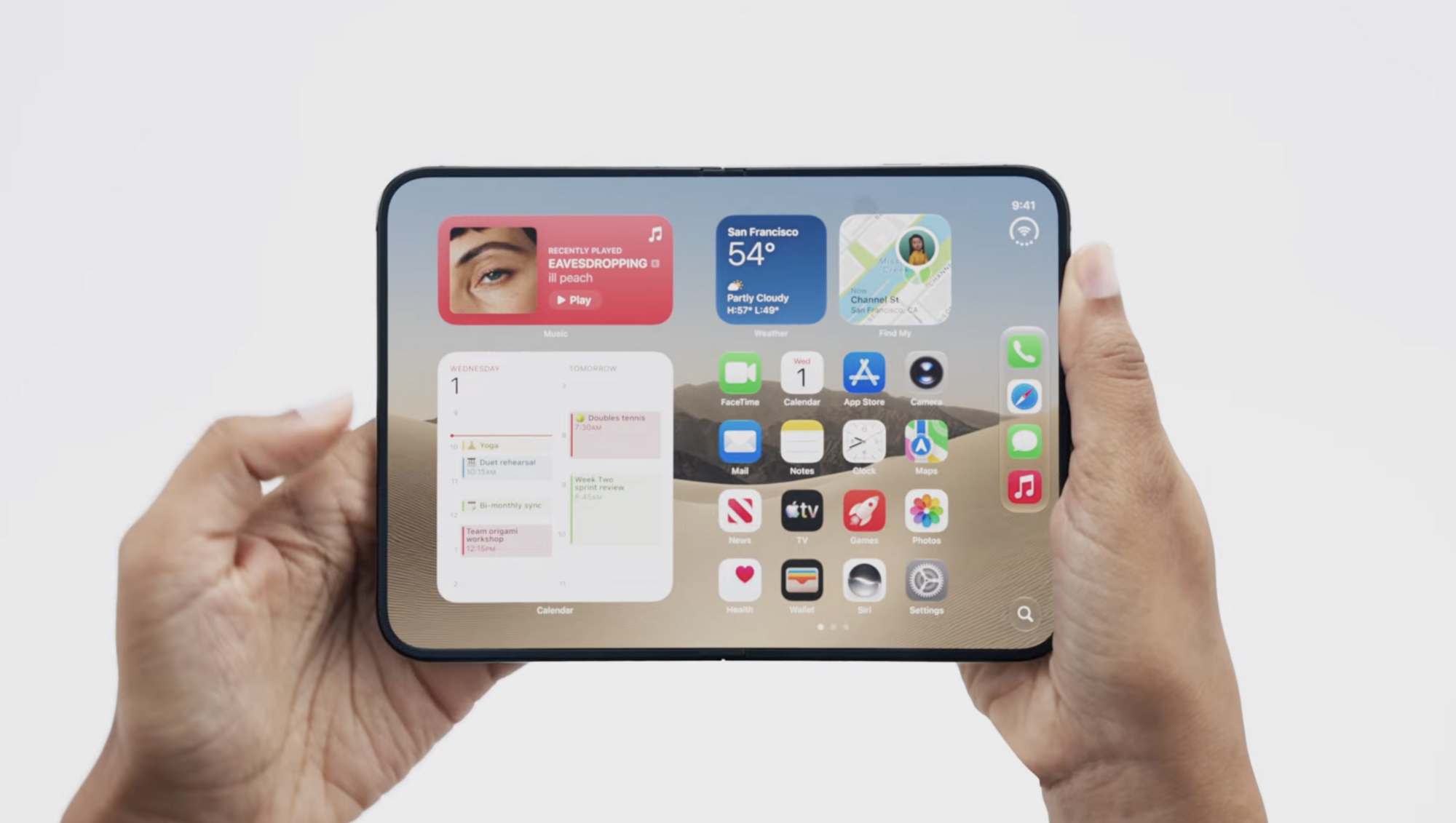 Apple презентувала свій перший складаний смартфон – iPhone Duo. Що про нього відомо