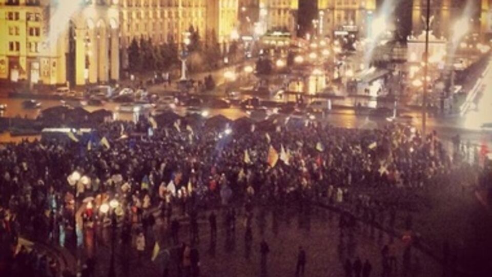 Евромитинг на Майдане Незалежности в Киеве