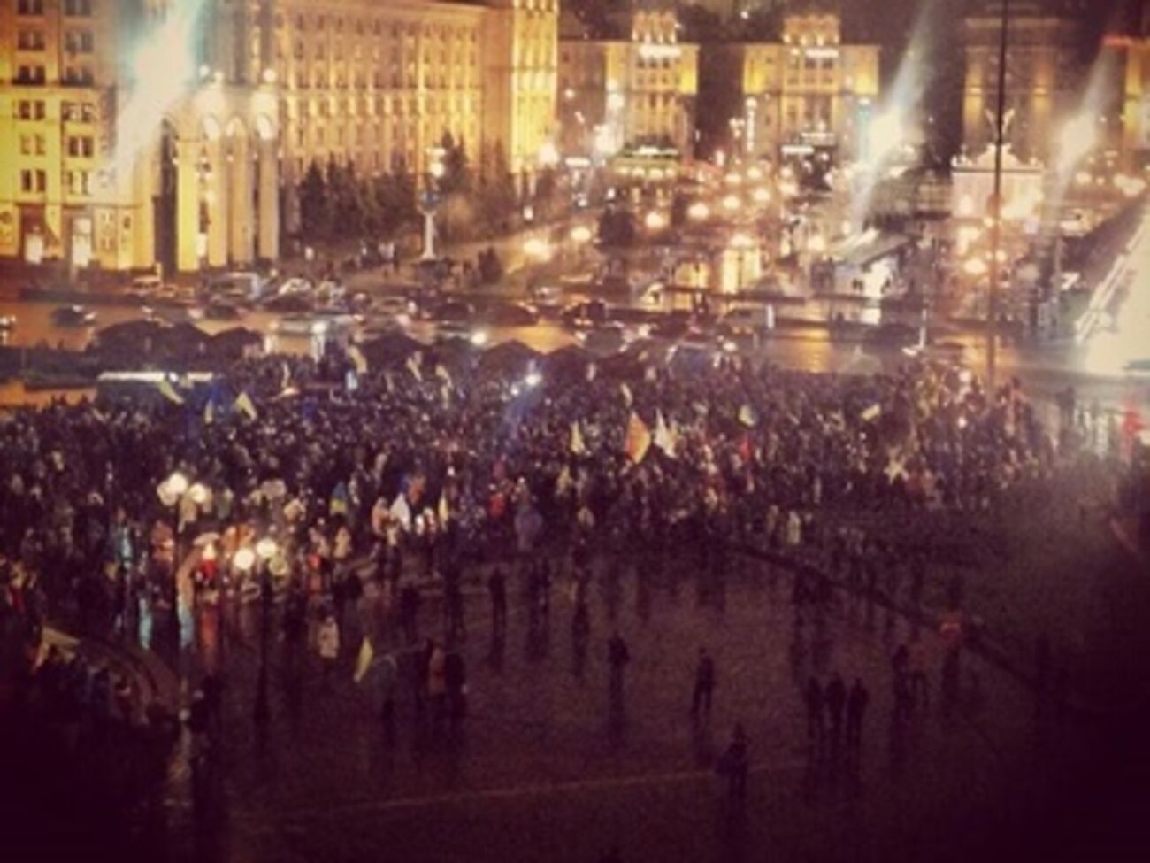 Евромитинг на Майдане Незалежности в Киеве