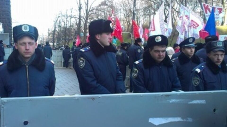 Милиция взволнована протестами