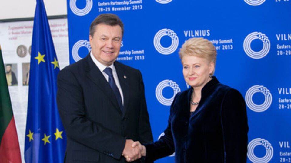Виктор Янукович и Даля Грибаускайте