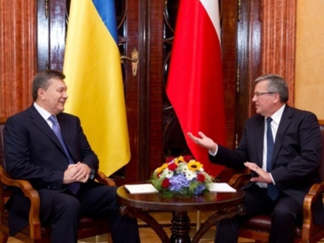 Виктор Янукович и Бронислав Коморовский