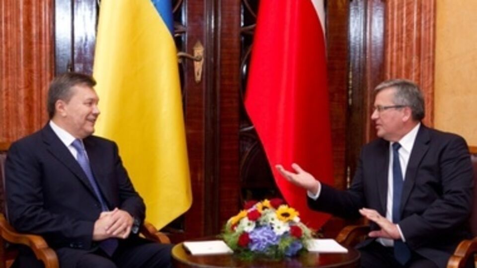Виктор Янукович и Бронислав Коморовский