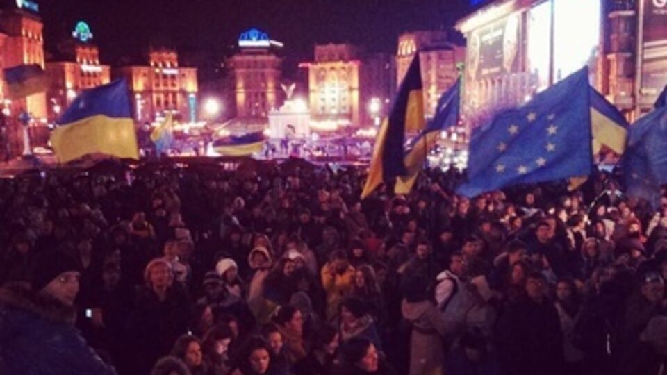 Евромайдан ожидает вестей из Вильнюса