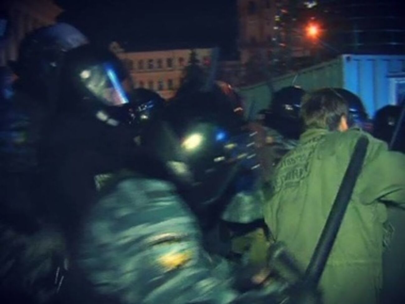 "Беркут" действовал очень жестко