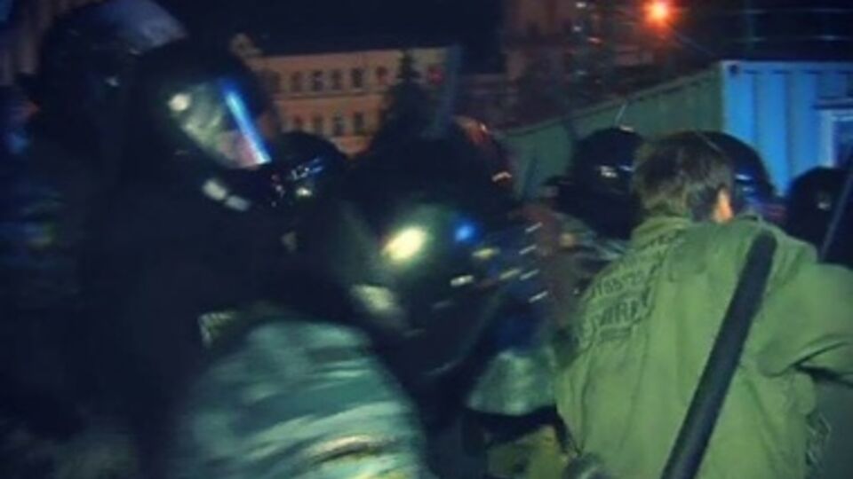 "Беркут" действовал очень жестко