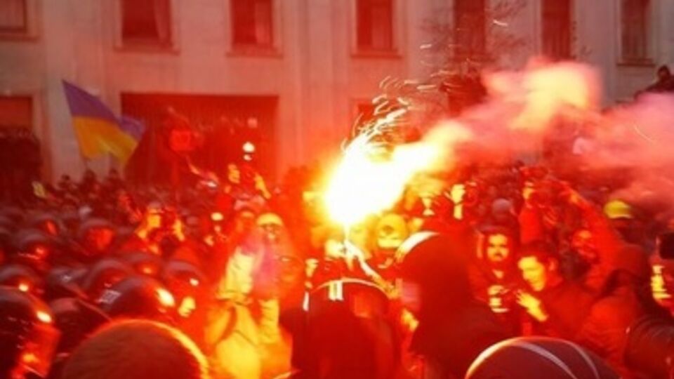 Бойня на Банковой. Фоторепортаж
