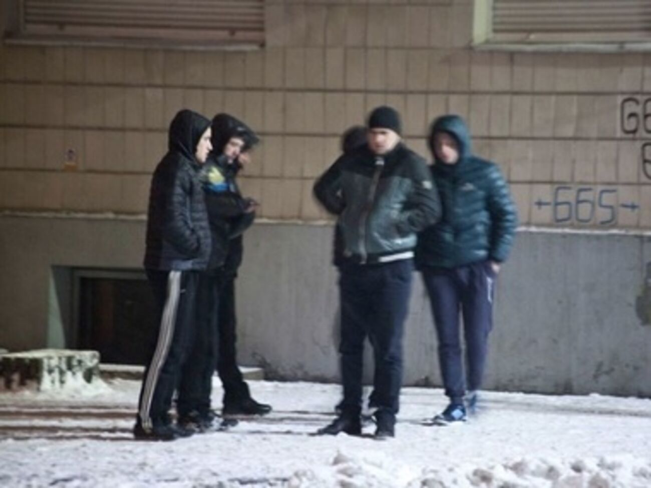 Тревожная ночь в Киеве. Фоторепортаж