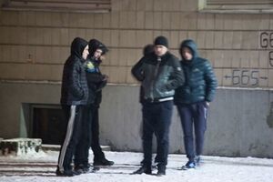 Тревожная ночь в Киеве. Фоторепортаж