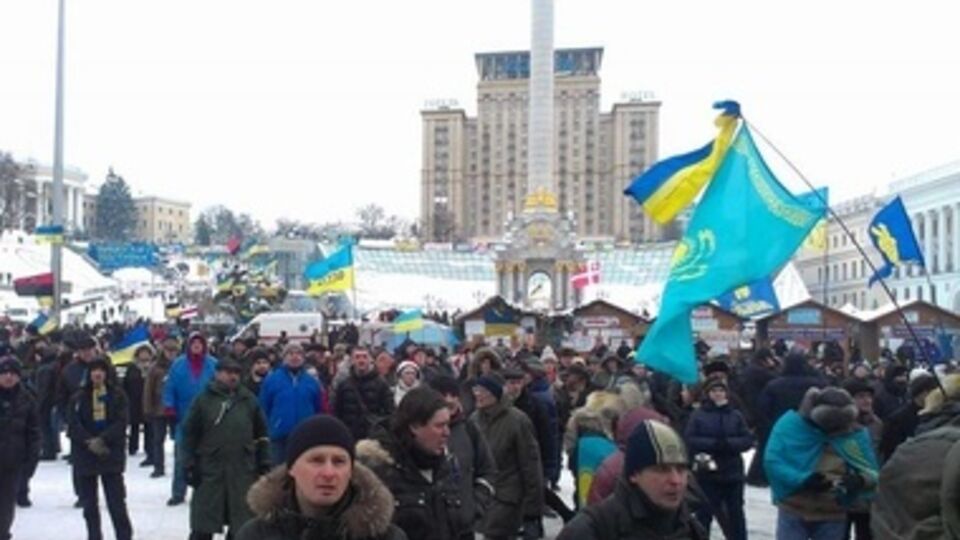 Евромайдан готовится отстоять свою территорию