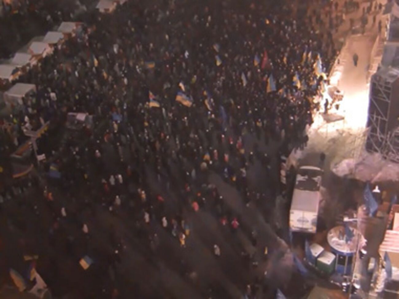 Майдан горячо приветствовал Эштон