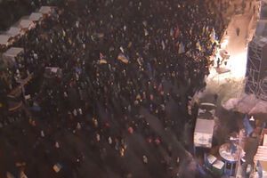 Майдан горячо приветствовал Эштон