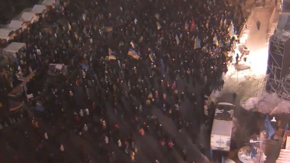 Майдан горячо приветствовал Эштон