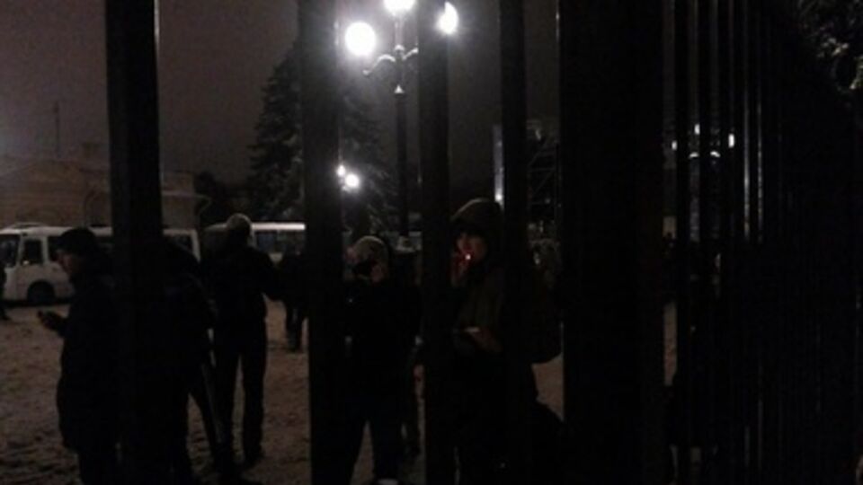 Митинг ПР возле Рады