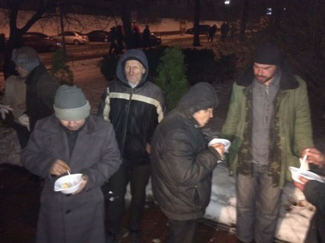 Бомжи на Евромайдане