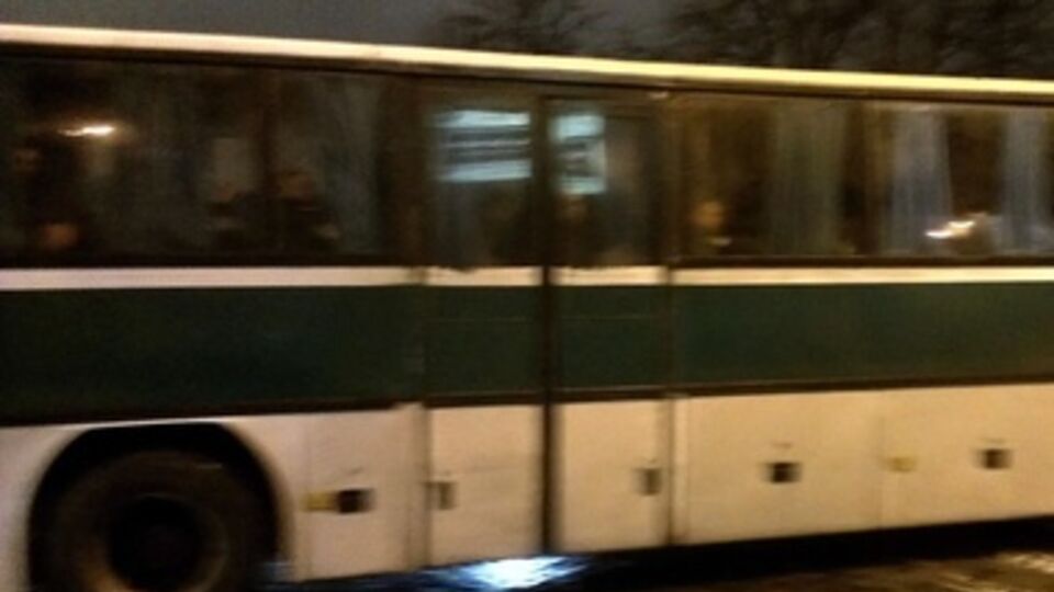 В центр Киев заехали автобусы с силовиками
