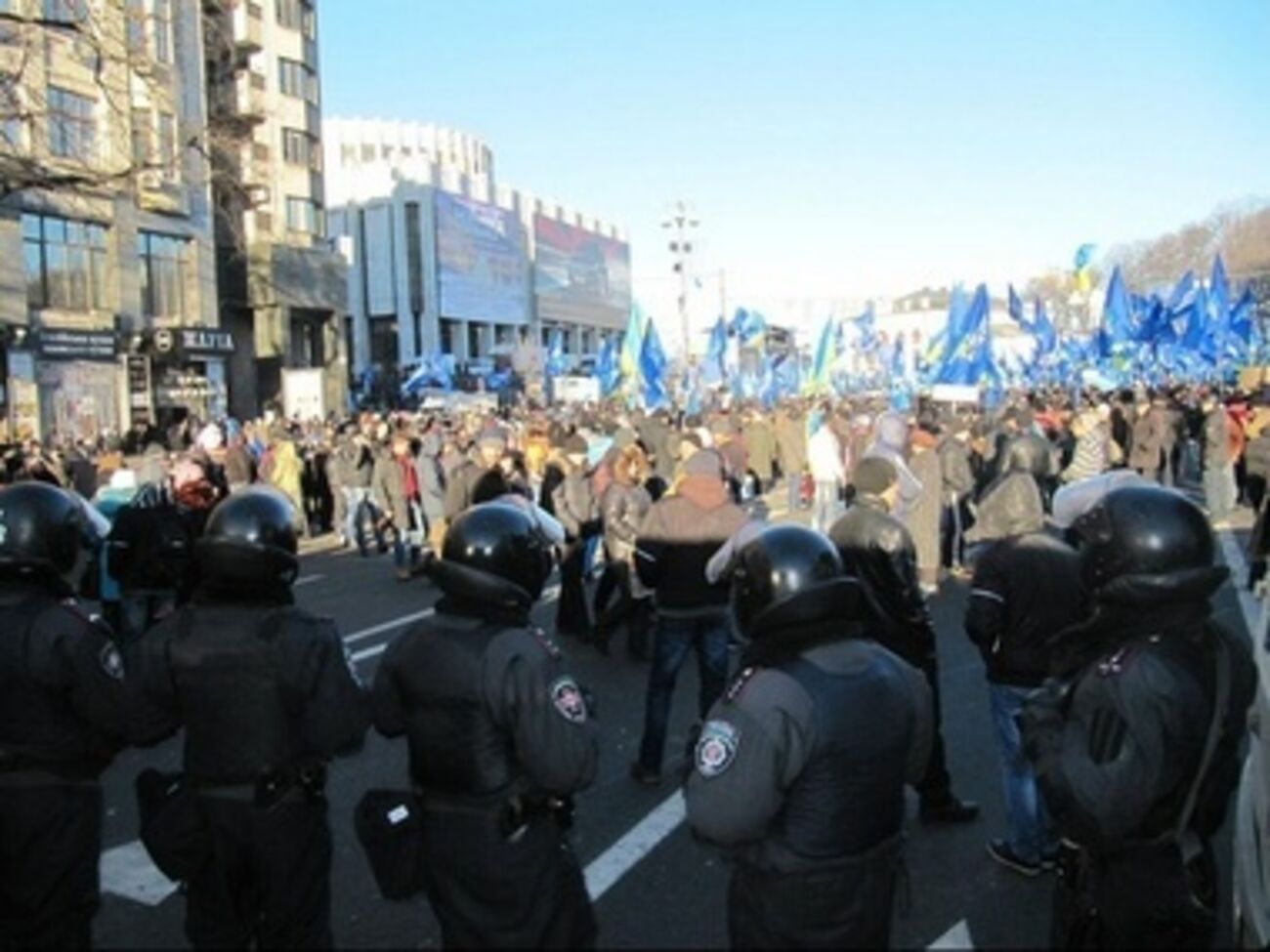 Митинг на Европейской площади