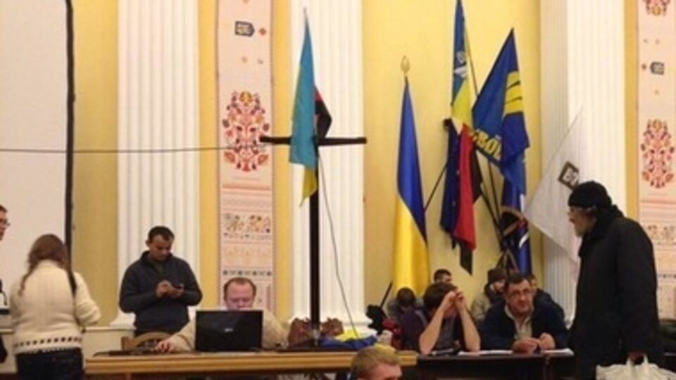 Митингующие заняли КГГА 1 декабря