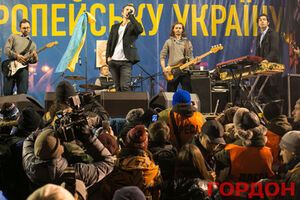 "Океан Ельзи" на Евромайдане: важные вещи объединяют. Фоторепортаж
