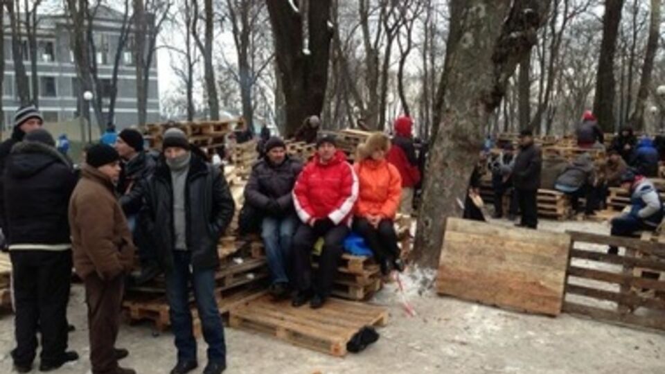 Митинг в Мариинском парке