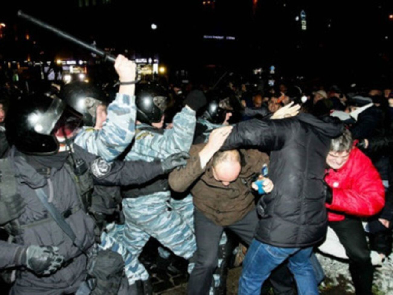 Силовой разгон Евромайдана