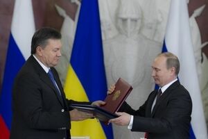 Виктор Янукович и Владимир Путин