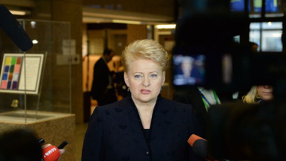 Президент Литвы Даля Грибаускайте