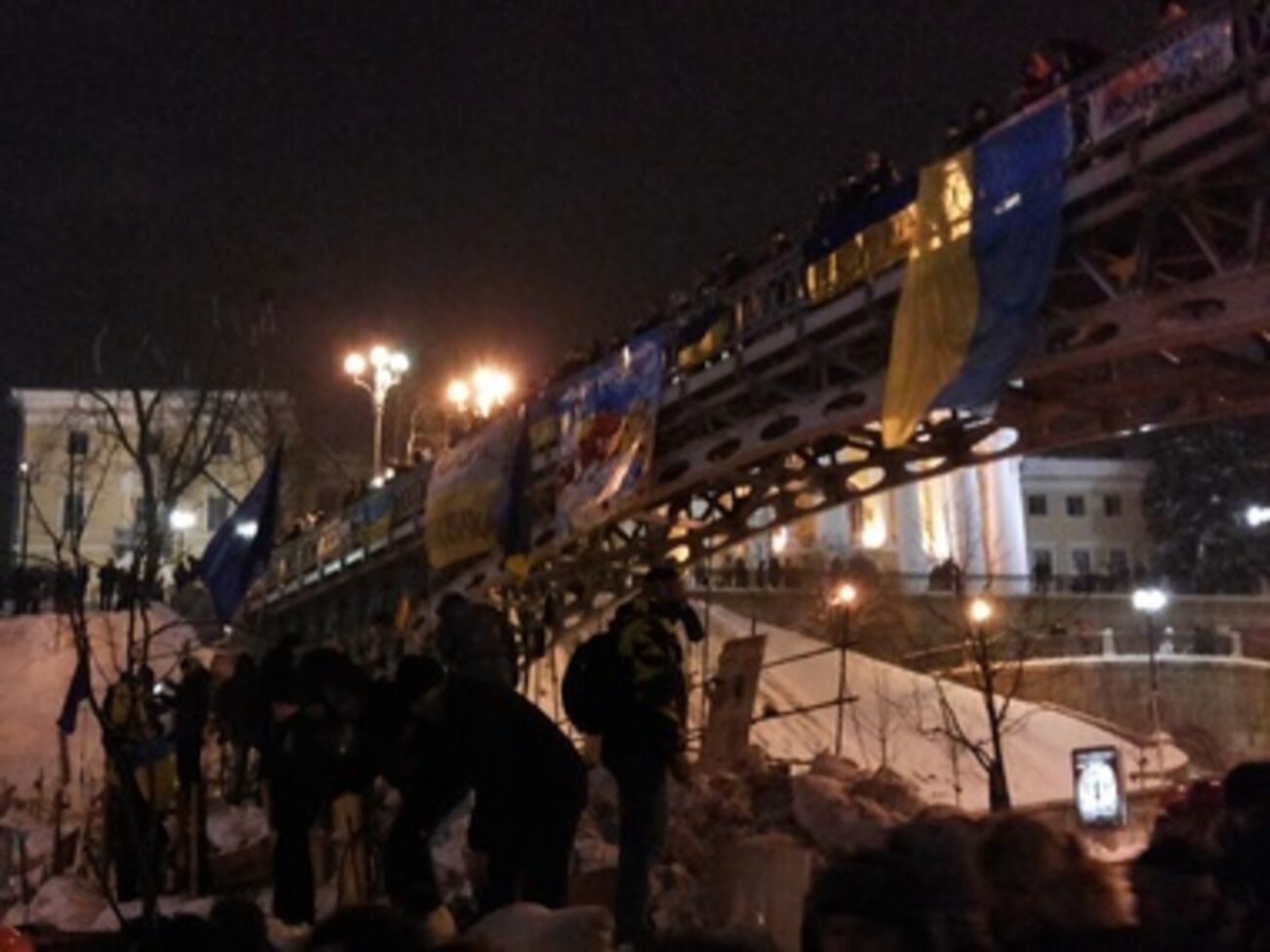 Баррикада на Институтской