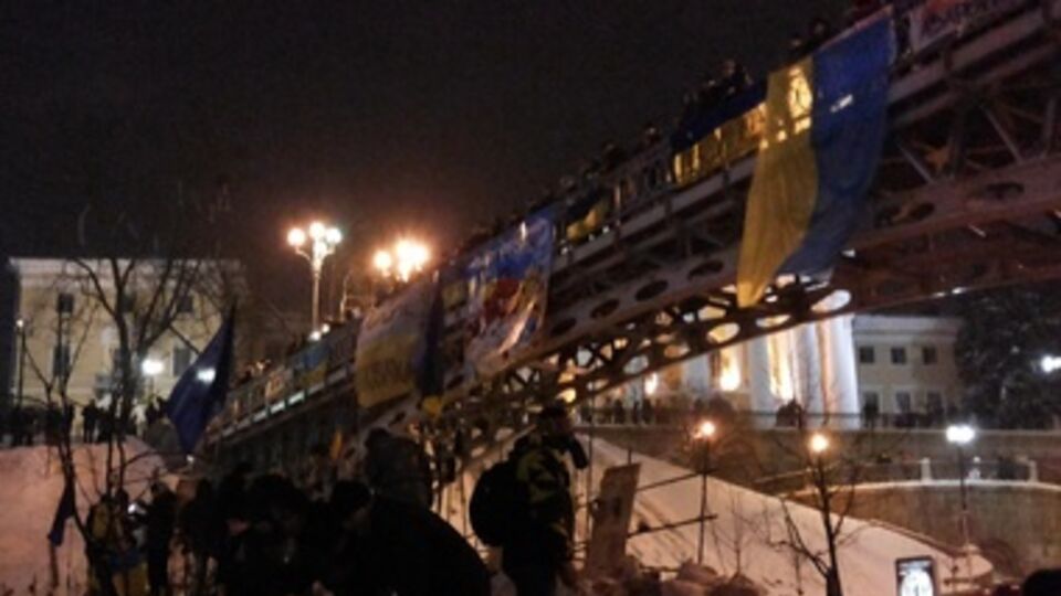 Баррикада на Институтской